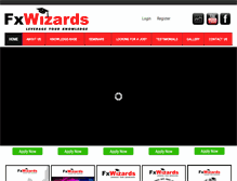 Tablet Screenshot of fxwizards.com
